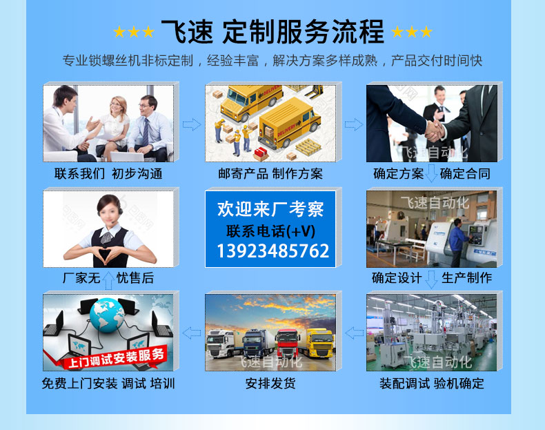 带机械臂的全自动打螺丝机